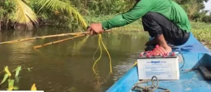 fishing by current